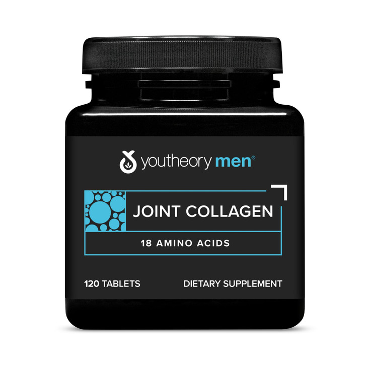 Youtheory Mens Joint Collagen - Hydrolyzed Collagen Peptides Capsules - with Amino Acids & Natural Ingredients - Supports Muscle & Joint Health* - 1