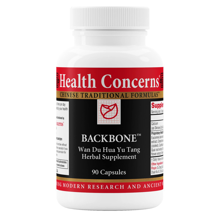 Health Concerns Backbone  Lower Back & Joint Support  Herbal Supplement for Back Discomfort, Mobility, Blood Circulation, Kidney Yang Balance, Vita