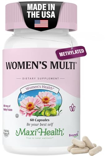 Womens Multivitamin  Methylated Multivitamin for Women with 23 Key Vitamins C, D, B6, B12, Calcium, Probiotics, Biotin & More - Energy, Skin, Nails