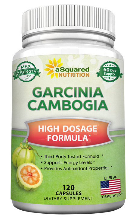 100% Pure Garcinia Cambogia Extract - 120 Capsules, Ultra High Strength HCA, Natural Weight Loss Diet Pills XT, Best Extreme Fat Burner Slim & Detox