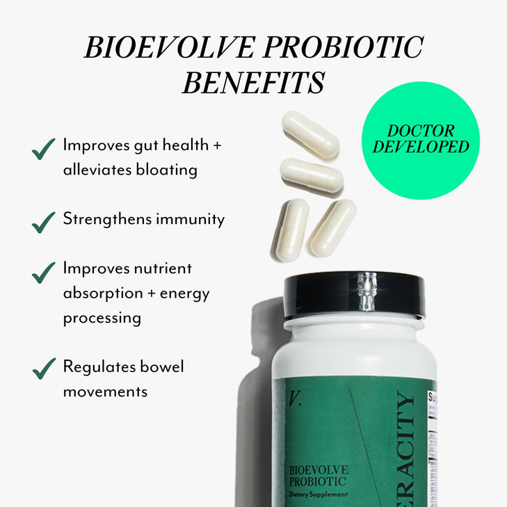 Veracity Metabolic Defense Probiotic Supplement - Probiotics for Women & Men Digestive Health, Hormone Balance, Immune, Brain &Skin Care Support for