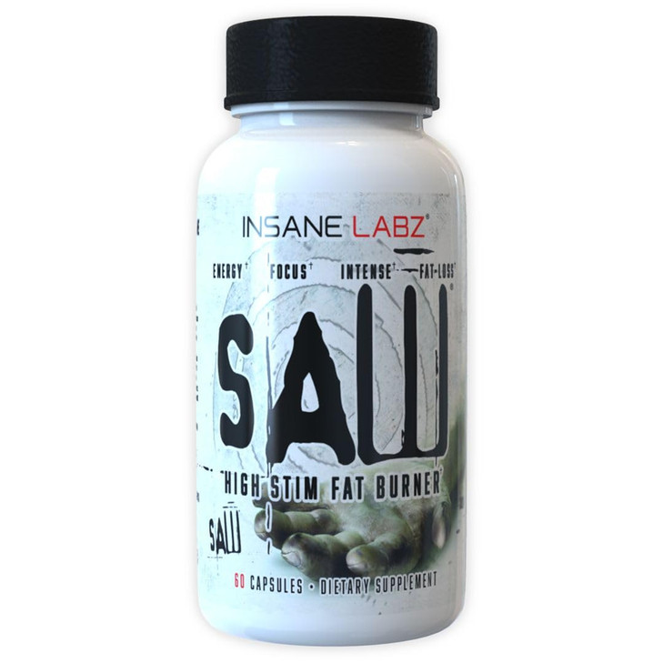 Insane Labz Saw®, High Potency Fat Burner, Thermogenic Weight Loss Supplement and Appetite Suppressant with L-Tyrosine, Yerba Mate, GABA and Alpha Yo