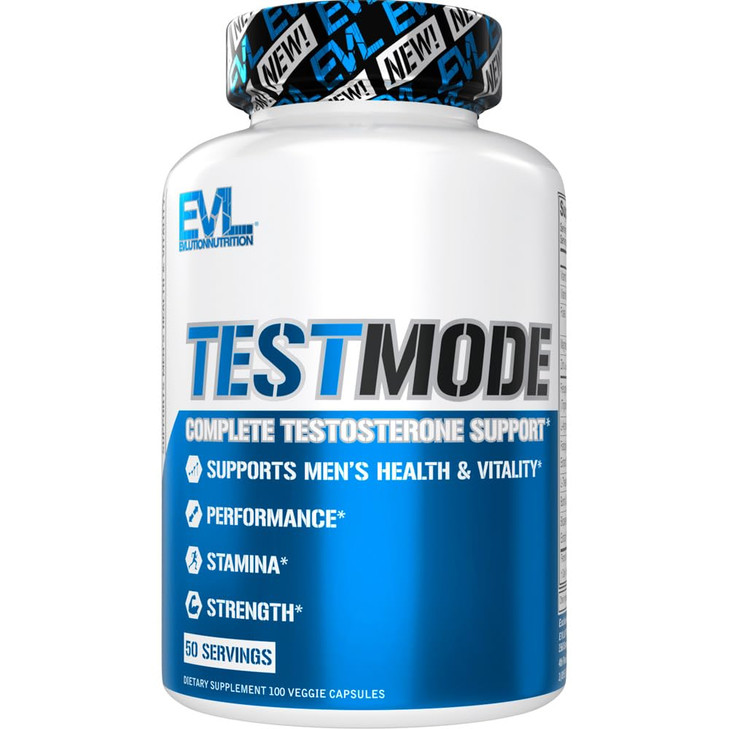 Evlution Nutrition TestMode - Complete Testosterone Support - Testosterone Supplement for Men - Supports Mens Health & Vitality - Performance, Stami