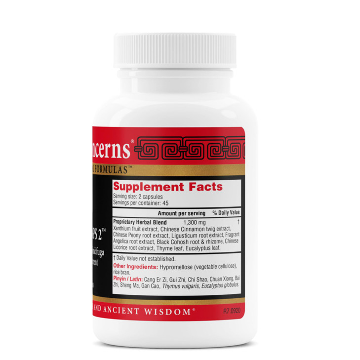 Health Concerns Nasal Caps 2  Sinus & Nose Support Supplement  Congestion & Snot Pressure Support  Traditional Chinese Formula with Xanthium, & Ci