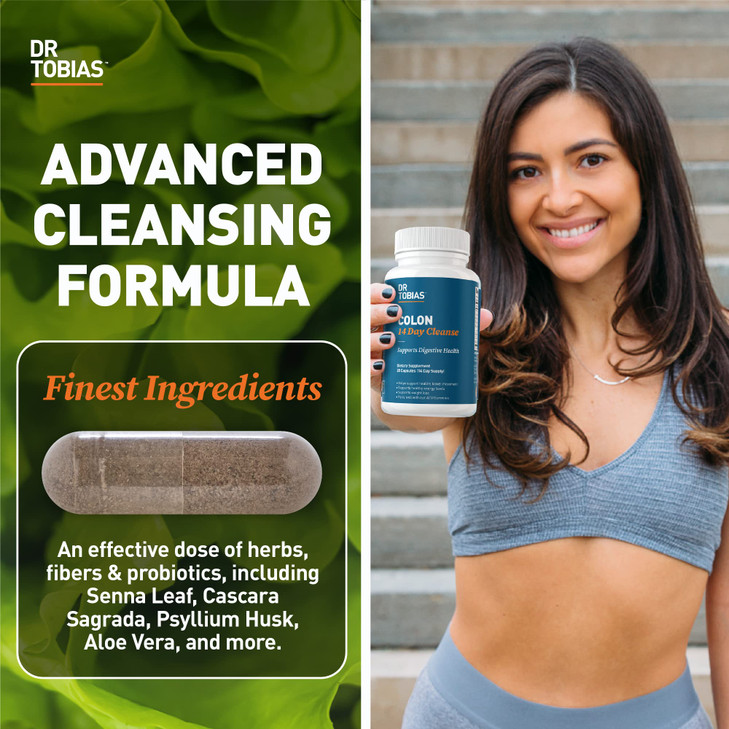 Dr. Tobias Colon Cleanse - Constipation Relief & Gut Health Support for Women & Men | 14 Day Colon Cleanser for a Gentle Colon Detox & Gut Flush - 3