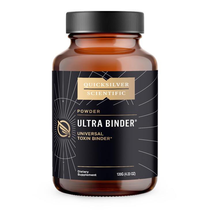 Quicksilver Scientific Ultra Binder Powder - Multi Binder with Bentonite Clay, Zeolite Detox & Charcoal - Supplement for Gut Support & The Body's Tox