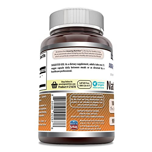 Amazing Formulas Nattokinase Supplement | 100 Mg (2000 FU Enzyme from Pure Nattokinase) | 90 Veggie Capsules | Non-GMO | Gluten-Free | Made in USA