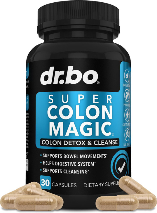 Colon Cleanser Detox for Weight Flush - 15 Day Colon Cleanse Pills & Probiotic - Fast Natural Laxative, Constipation Relief, Bowel Movement Supplemen