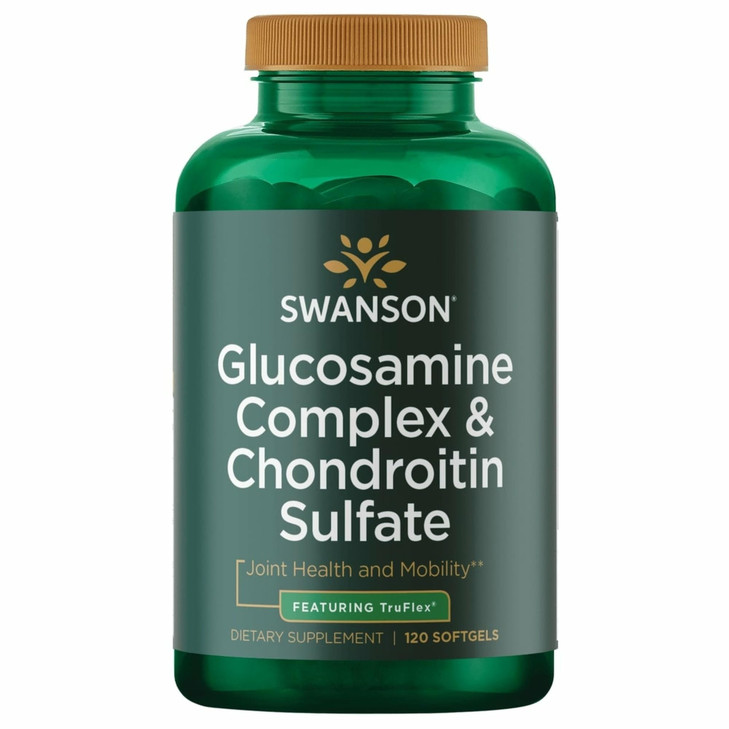 Swanson Glucosamine Complex & Chondroitin Sulfate 500/400 Milligrams 120 Sgels