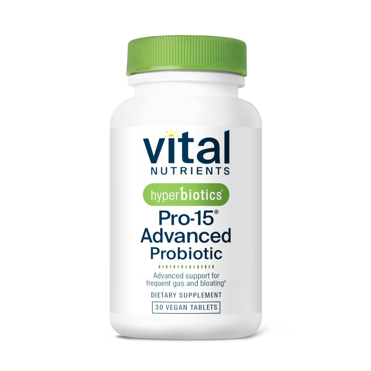 Hyperbiotics Vital Nutrients Pro-15 Advanced Probiotics for Women and Men | 15 Strains + Kiwifruit | Clinically Studied Daily Probiotics for Digestiv