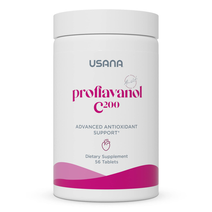 USANA Proflavanol C200 - Advanced Antioxidant with Bioflavanoids and Vitamin C for Heart Health - 56 Tablets - 28 Day Supply