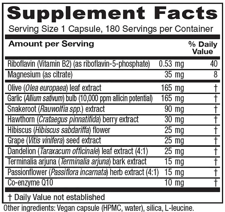 Vitanica Rauwolfia Extra - Heart Health Supplement - Supports Blood Pressure Already Within a Healthy Range - Supplement with Magnesium, CoQ10 & Snak