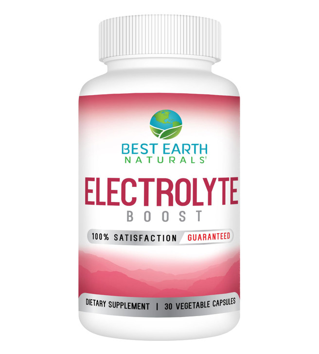 Best Earth Naturals Electrolyte Support Supplement - Support Electrolyte Balance with Vitamin D, Calcium, Magnesium, Sodium, Potassium, Boron and Mor