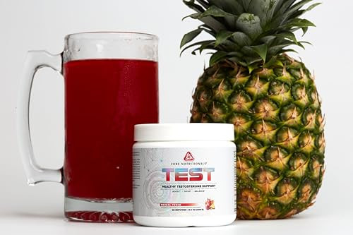 Core Nutritionals Test Vitality & Testosterone Support | with KSM-66 Ashwagandha, Calcium D-Aspartic Acid, & Pine Extract | 28 Servings (Primal Punch