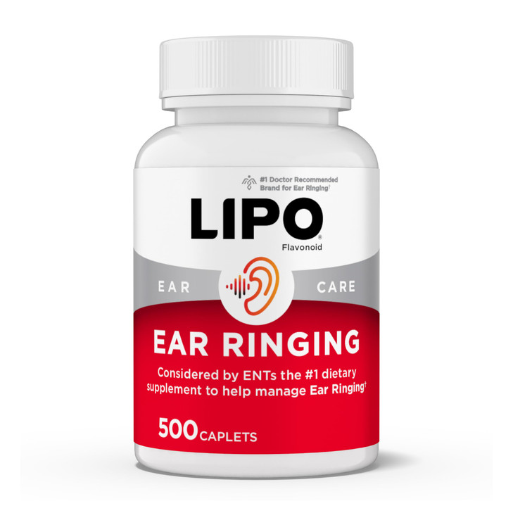 Lipo-Flavonoid Plus Tinnitus Relief - Doctor-Recommended for Ringing Ears - Clinically-Proven Lemon Bioflavonoid Complex with Vitamins C, B1, B2, B6,