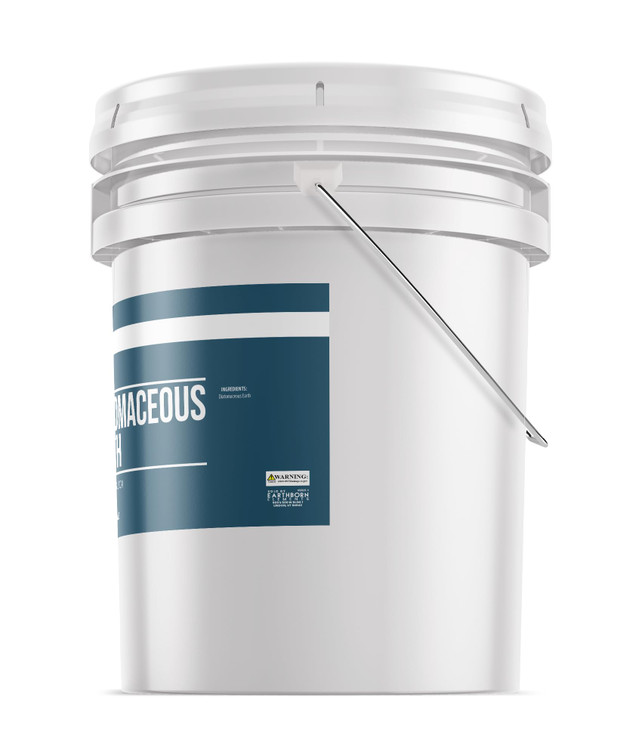 Earthborn Elements Diatomaceous Earth (5 Gallon), Resealable Bucket Pure Freshwater Amorphous Silica