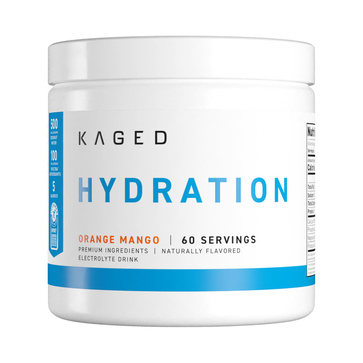 Kaged Daily Hydration | Sugar Free Electrolyte Powder Drink Mix for Men and Women | 60 Servings