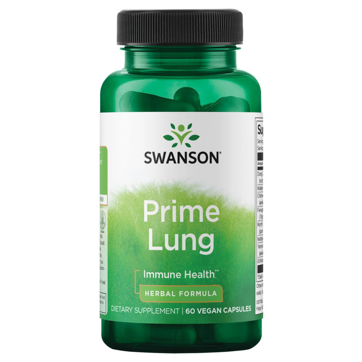 Swanson Prime Lung 60 Veg Caps