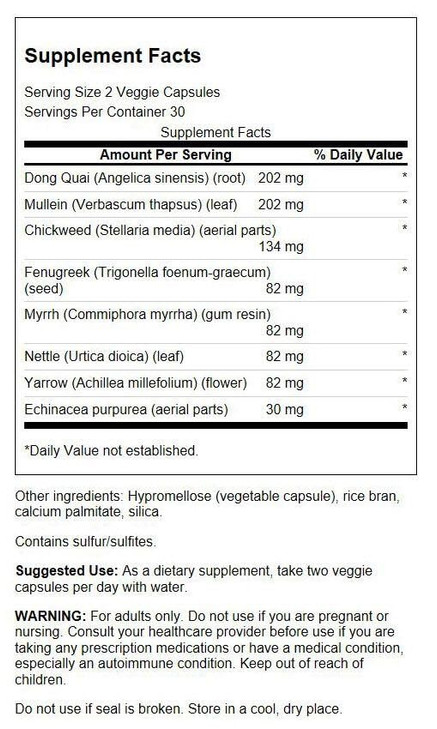 Swanson Prime Lung 60 Veg Caps