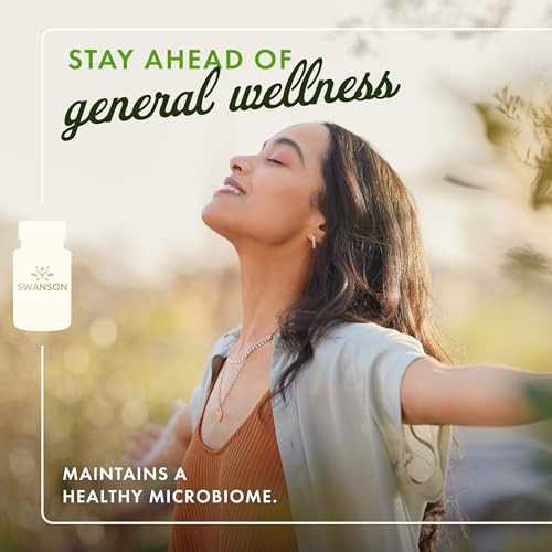 Swanson Probiotic - Digestive Health Supplement w/ 1 Billion CFU per Capsule - Natural Formula Supporting Bowel Regularity & Daily Wellness - (120 Ca