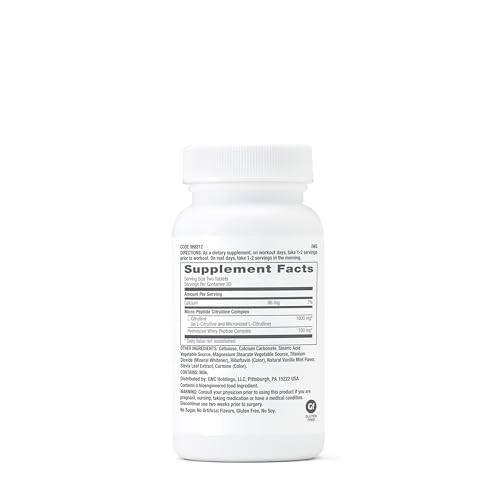GNC Pro Performance Citrulline Complex 1700mg, 60 Tablets, Fuels Nitric Oxide Production for Healthy Blood Flow