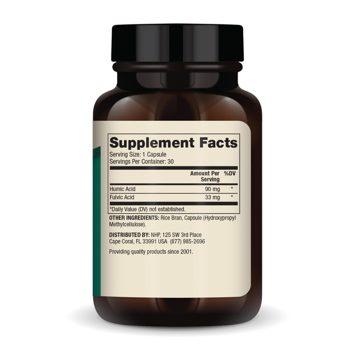 Dr. Mercola Humic Fulvic Acid Complex - Gut Health Support - Aids Occasional Bloating & Indigestion - Also Supports Immune, Brain & Cellular Health -