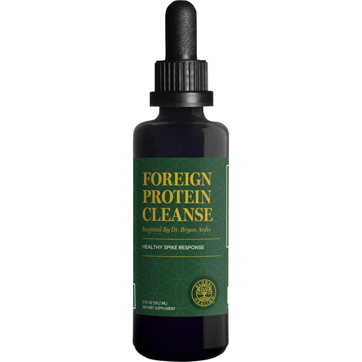Global Healing Center - Foreign Protein Cleanse (Spike Protein Detox) - Support Formula with Wormwood - Helps Detox for Immune Support - 2 Fl Oz
