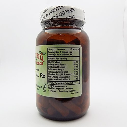 Holly Hill Health Foods, 100% Vegetarian Adrenal Rx, 90 Vegetarian Capsules