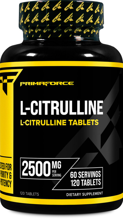 Primaforce L-Citrulline 2500mg per Serving, 60 Servings; 120 Tablets