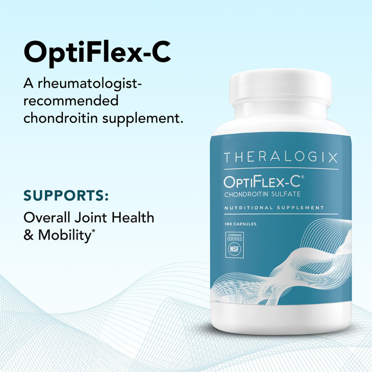 Theralogix OptiFlex-C Chondroitin Sulfate - 90-Day Supply - Chondroitin Capsules - Support Healthy Joint Function and Mobility - Joint Support Supple