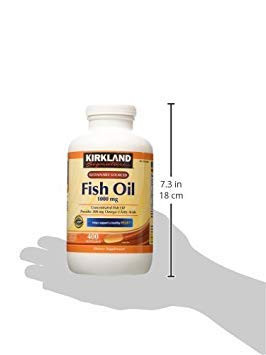 Kirkland Signature hgar Fish Oil Concentrate 2 Pack, 400 Count (Pack of 2)