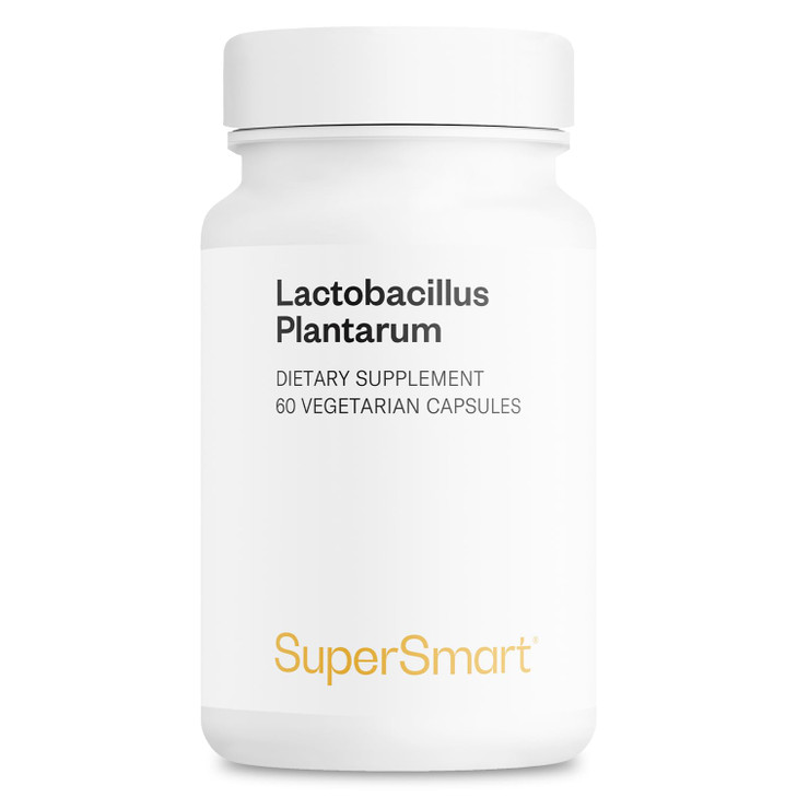Supersmart - Lactobacillus Plantarum PostBiotic 20 Billion CFU per Day (Immuno-LP20) - Heat-Treated Probiotic Supplement | Non-GMO & Gluten Free - 60
