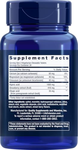 Life Extension Esophageal Guardian, 60 Vegetarian Chewable Tablets (Pack of 2)