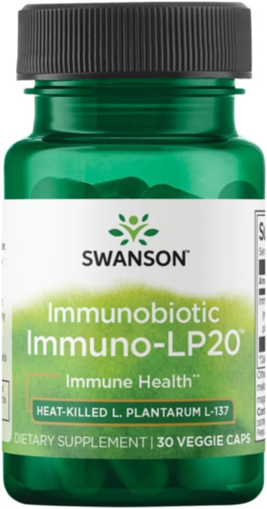Swanson Immunobiotic Immuno-Lp20 50 Milligrams 30 Veg Capsules
