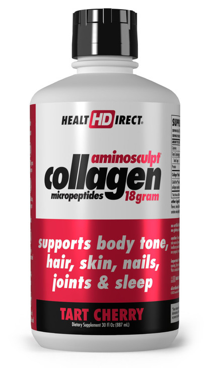 HEALTH DIRECT AminoSculpt Sugar-Free Collagen Supplement - High Potency Medical-Grade Protein for Hair, Skin, Nails & Joints, Grass-Fed, Non-GMO, Liq