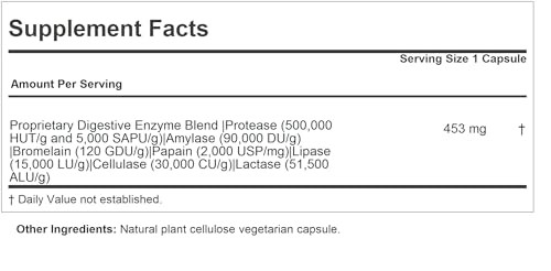 ANDREW LESSMAN Digest Assure 180 Capsules - Comprehensive Blend of Powerful Natural Enzymes to Support and Enhance Digestive Health, Vegetarian-Sourc