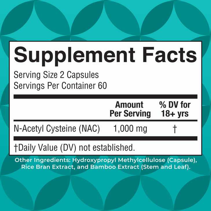 MaryRuth Organics NAC Supplement N-Acetyl Cysteine | 2 Month Supply | NAC 1000mg per Serving | Vegan Capsules | Gluthamine Precursor | Amino Acid | N