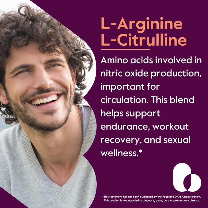 BESTVITE L-Arginine L-Citrulline 500mg / 250mg Vegan (240 Vegetarian Capsules) - No Stearates - No Dicalcium Phosphate - Non GMO - Gluten Free