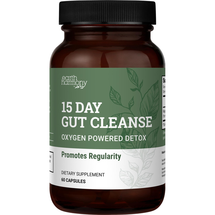 15 Day Gut Cleanse Detox For Women and Men - Vegan, Non-GMO Ingredients For Waist Loss and Constipation Relief With A 15 Day Cleanse Gut Support With