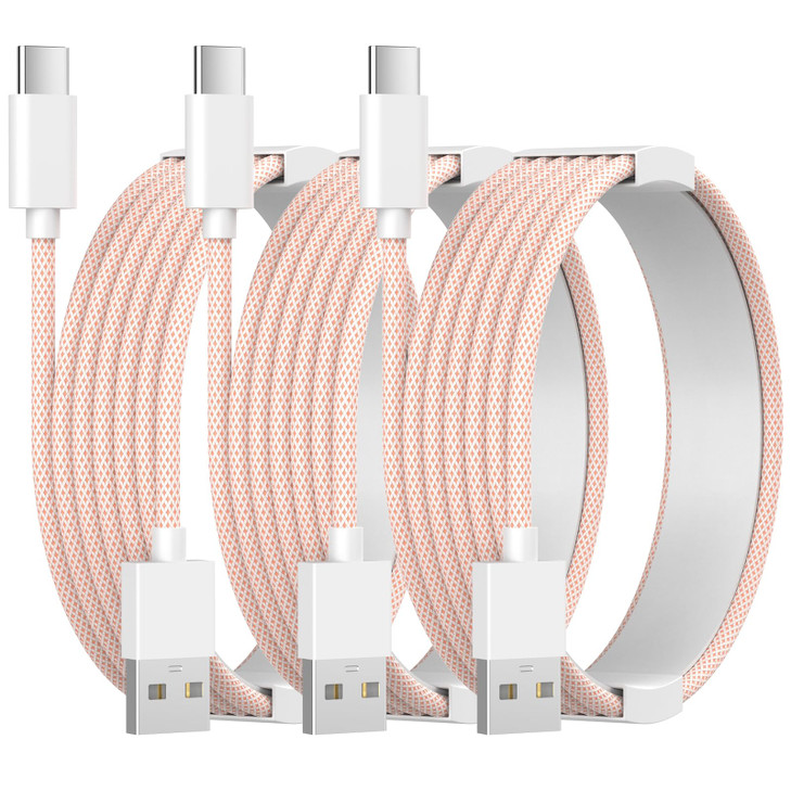 USB C Car CarPlay Cable Fast Charging for iPhone 16 15,3Pack 3ft 60W USB A to USB C Nylon Braided Carplay Cord Screen Data Sync for Apple iPhone 17/1