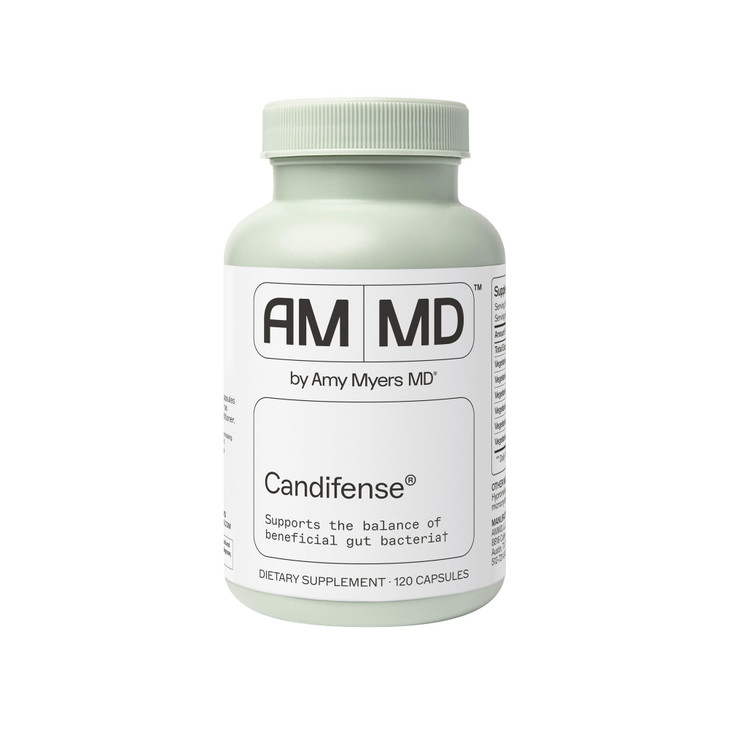 Amy Myers MD Candifense Candida Overgrowth Supplement - Digestive Enzymes for Digesting Fiber - Gut Care for a Balanced Microbiome - Gluten-Free, Dai