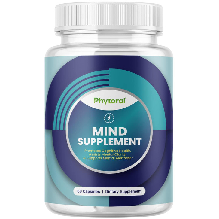 Nootropic Brain Supplement for Memory and Focus Enhancement - Vitamins for Brain Mental Health & Clarity - Cognitive Health Complex for Mind's Vitali