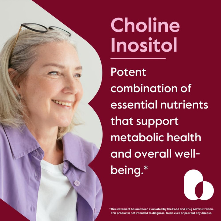 BESTVITE Choline Inositol 500mg (120 Vegetarian Capsules) - No Stearates - No Fillers - No Dicalcium Phosphate - Vegan - Non GMO - Gluten Free