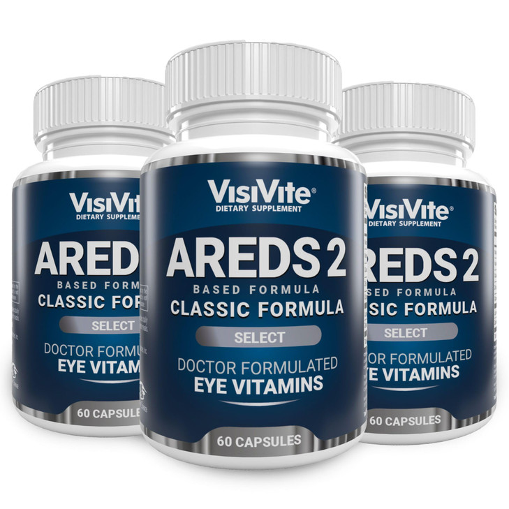 AREDS 2 Select Eye Vitamins for Macular Support - Vitamins for Eyes with Zeaxanthin Plus Lutein Macular Supplement - Premium Macular Health Formula -