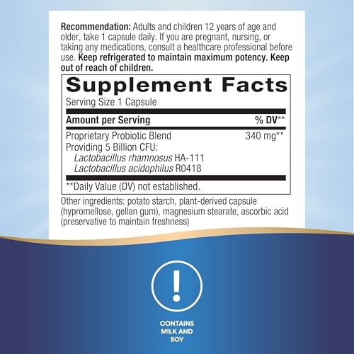 Nature's Way Primadophilus Original, 5 Billion CFU, 180 Capsules (2 Pack)