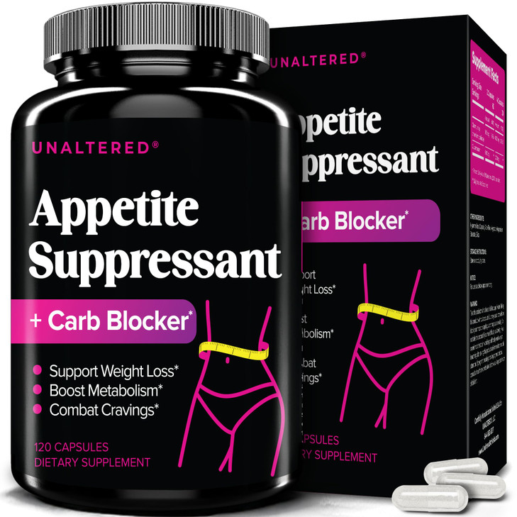 UNALTERED Appetite Suppressant for Women - Helps Manage Cravings, Promotes Fullness, & Supports Weight Loss - Natural Dietary Supplement with Chromiu