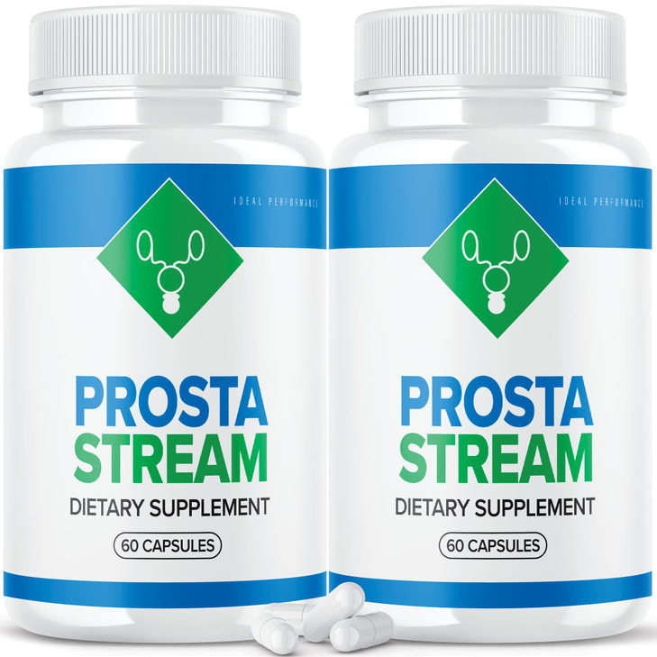 Ideal Performance (2 Pack) Prosta Stream Prostate Supplement Prostastream Pills (120 Capsules)