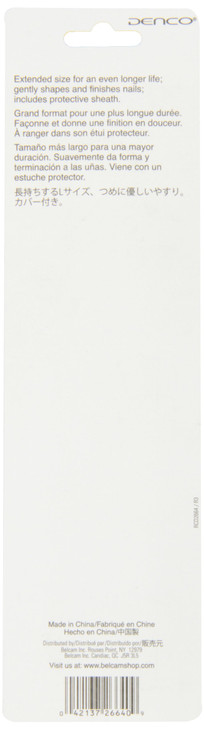 Denco Large Sapphire File, Silver, (2664N)