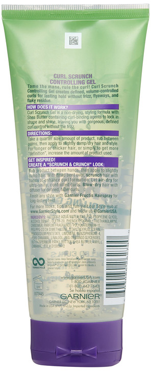 Garnier Fructis Style Scrunch Controlling Gel, Curl, 6.8 Fl Oz