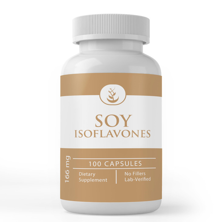 Pure Original Ingredients Soy Isoflavones, (100 Capsules) Always Pure, No Additives or Fillers, Lab Verified